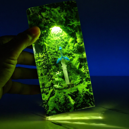Zelda Resin Lamp
